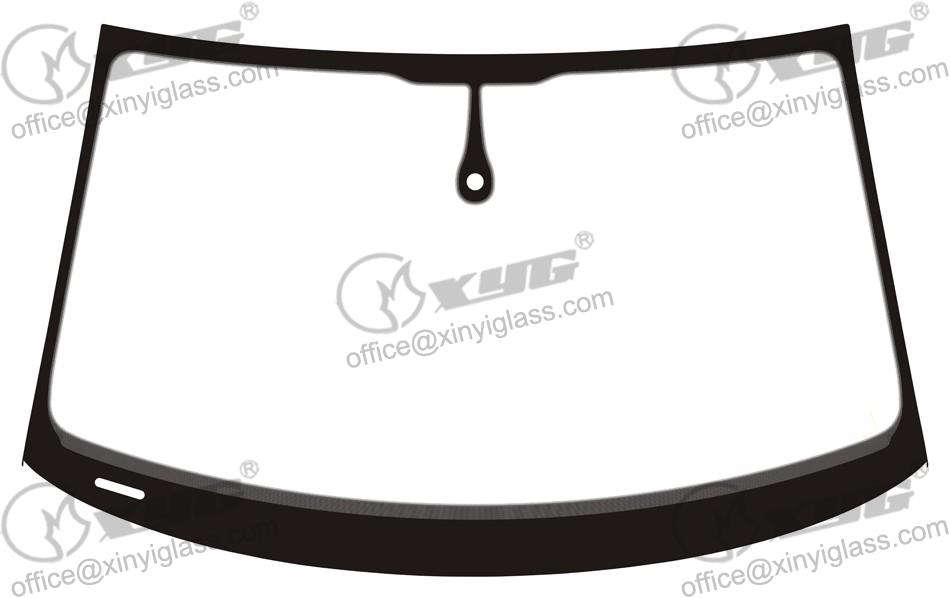 [8608AGACMVWZ1B-AU.UC] Audi A7 (Хетчбек) (2010-2018), В, Зш, місце для камери нічного бачення, з кріпленням або датчиком дощу/світла, з віконцем під VIN, з молдингом або фіксатором, з привулканізованним молдингом, уцінка