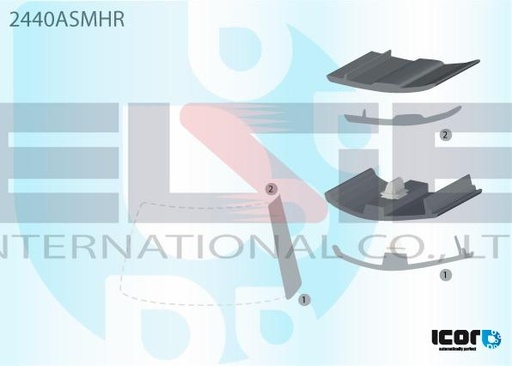 [2440ASMHR-IC] BMW Mini One/Cooper (R50/R53)  (2001-2006), МЛ, В, Хетчбек, правий, ICOR