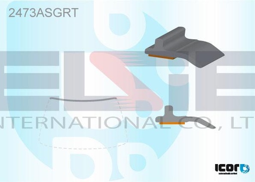 [2473ASGRT-IC] BMW X5 (F15)  (2013-2018), КС, В, Позашляховик, верхній, ICOR