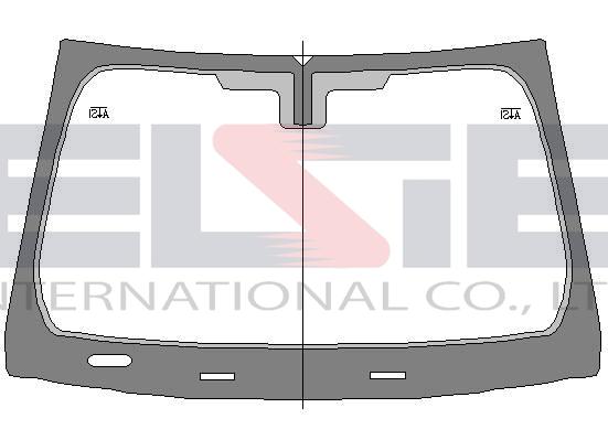 [A128AGSBLAW-FU] Cadillac SRX (Позашляховик) (2005-2010), В, ЗтГл, з антеною для радіо, з молдингом або фіксатором, FUYAO