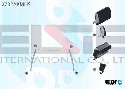 [2732AKMHS-IC] Citroen C4  (2004-2010), МЛ, В, Хетчбек, лівий = правий, ICOR