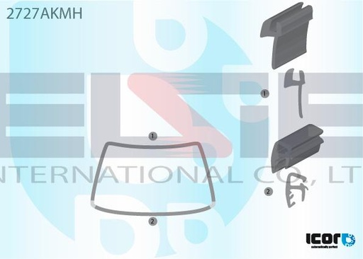 [2727AKMH-IC] Citroen C5  (2000-2008), МЛ, В, Хетчбек, ICOR