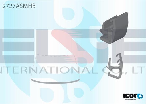 [2727ASMHB-IC] Citroen C5  (2000-2008), МЛ, В, Хетчбек, нижній, ICOR