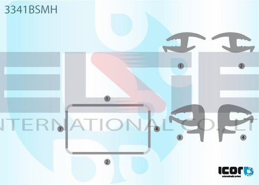[3341BSMH-IC] Fiat Punto  (1993-1999), МЛ, З, Хетчбек, ICOR