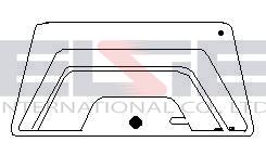 [3338BCLH1H-FU] Fiat Uno/Fiorino (1988-2000), З, Пр, Хетчбек, зм. отворів і їх кількості, FUYAO