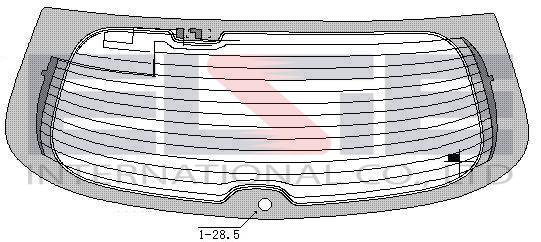 [4003BGSE-FU] Honda Accord (2008-2013), З, Зт, Комбі, FUYAO