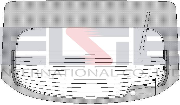 [4010BGNH1H-FU] Honda Civic/Tourer (2012-2017), З, Зл, Хетчбек, зм. отворів і їх кількості, FUYAO