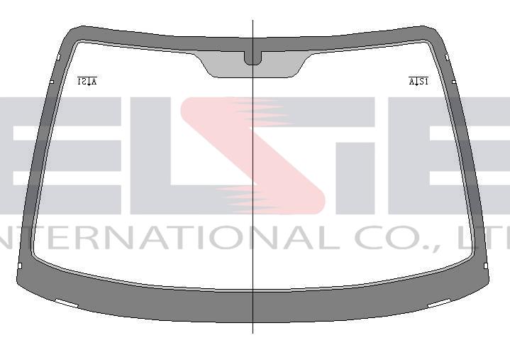 [4109AGNBL1C-FU] Hyundai Accent/Pony/Excel (Седан, Хетчбек) (1994-1999), В, ЗлГл, FUYAO
